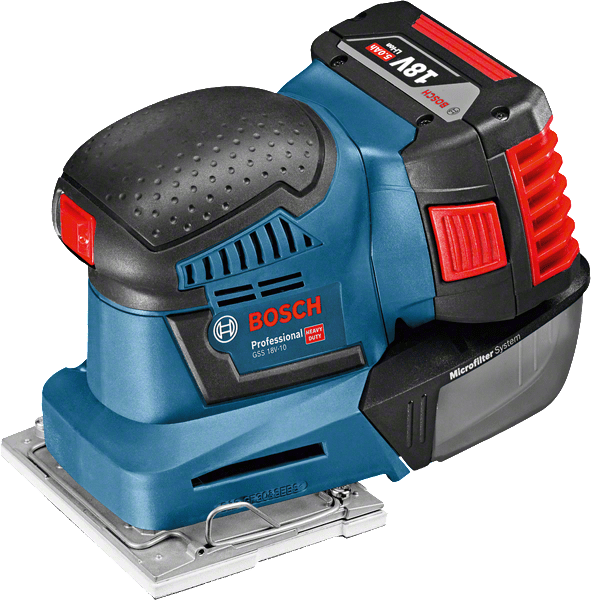 Ponceuse vibrante sans fil BOSCH - GSS 18V-10