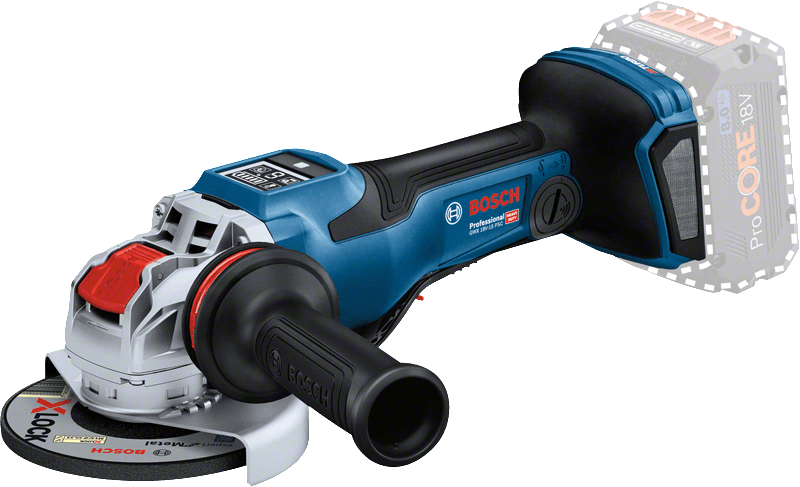 Meuleuse angulaire sans fil BITURBO avec X-LOCK BOSCH - GWX 18V-15 PSC