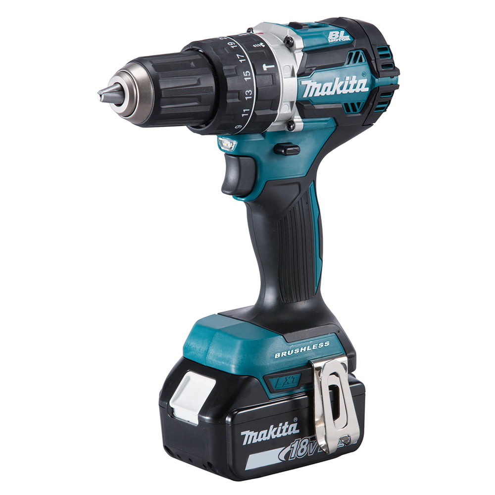 Perceuse-visseuse &agrave; percussion 18 V Li-ion MAKITA - DHP484RF3J