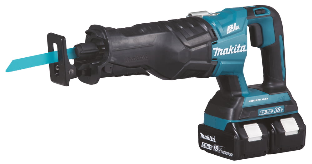 Scie r&eacute;cipro 36 V => 2 x 18 V Li-Ion MAKITA - DJR360PT2