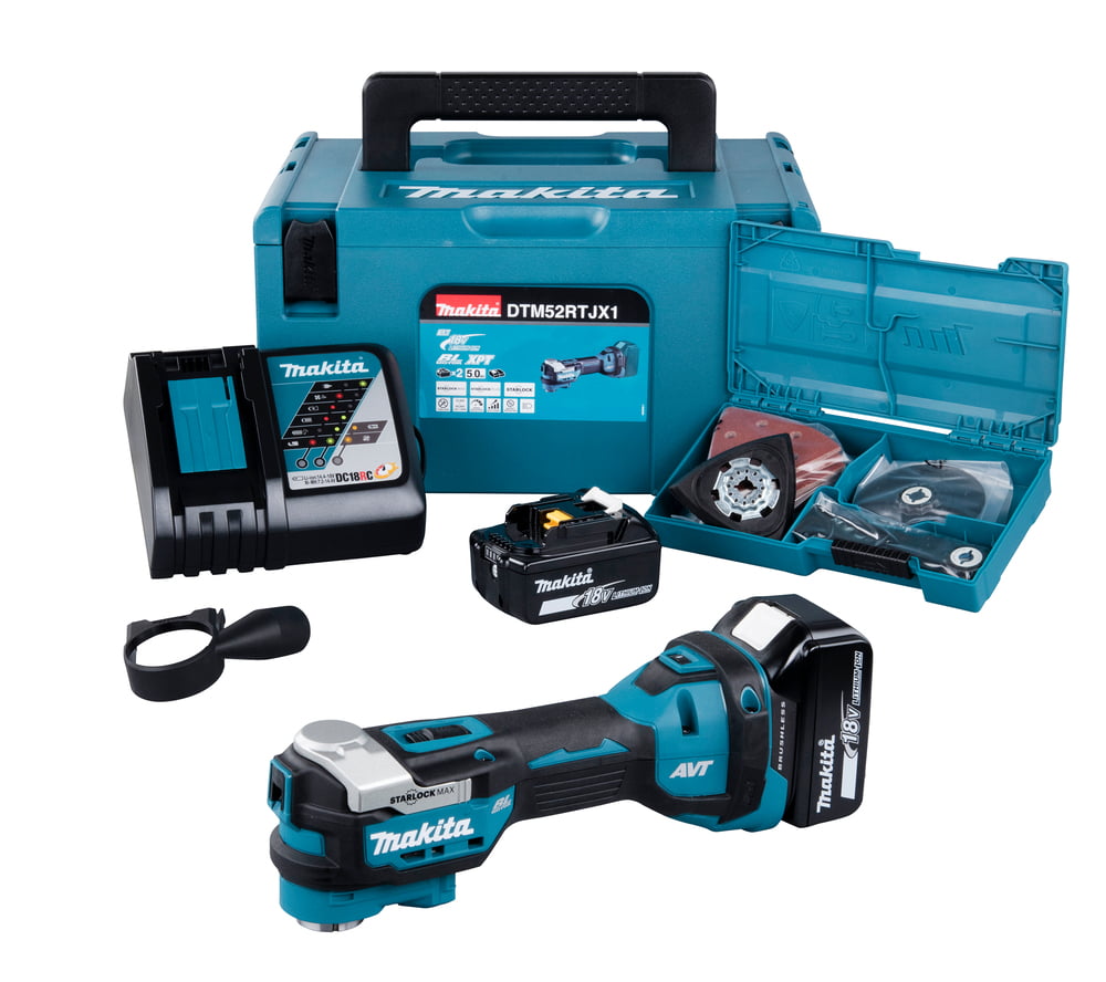 D&eacute;coupeur-ponceur multifonctions 18 V Li-ion MAKITA - DTM52RTJX1