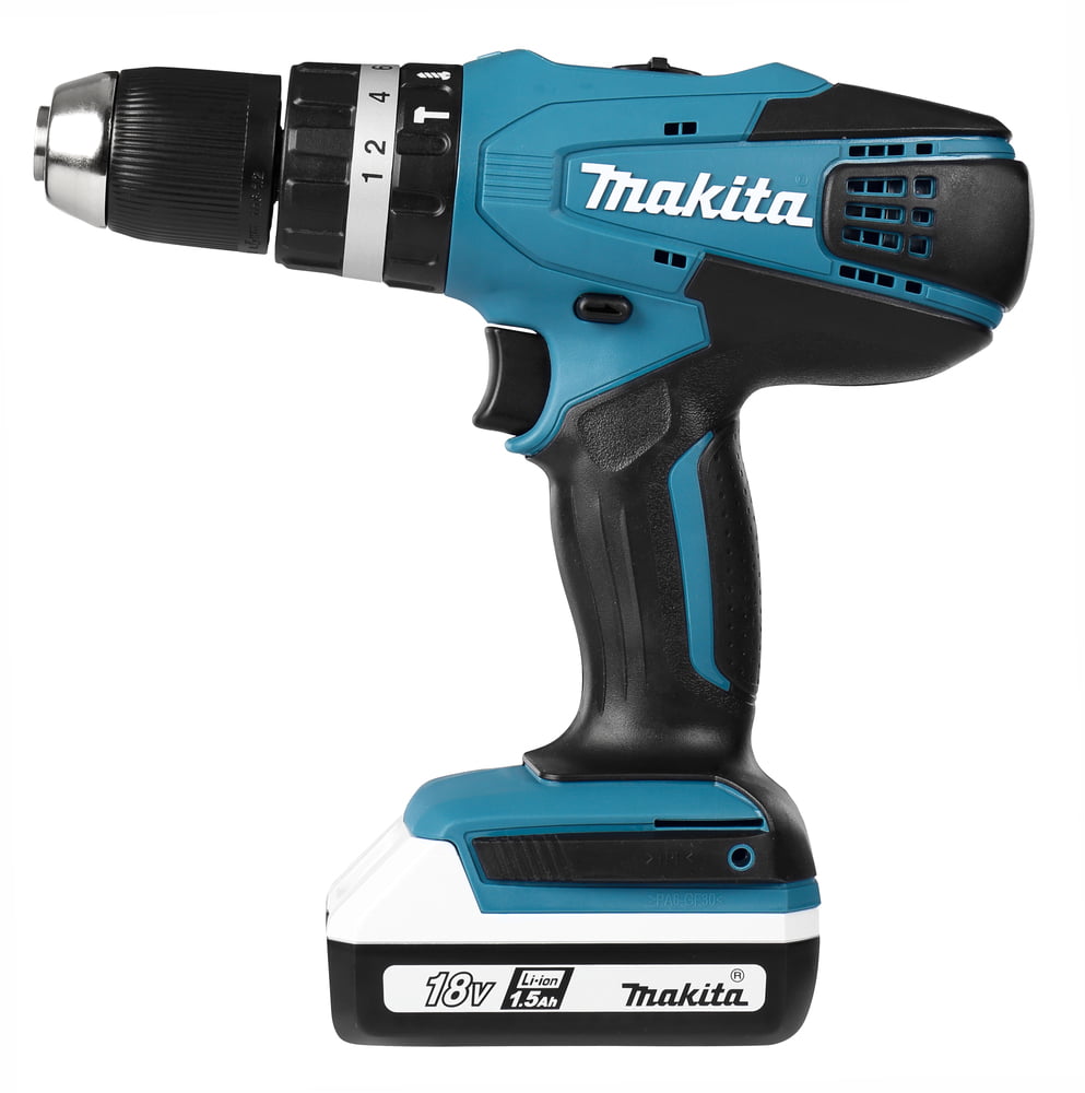 Perceuse-visseuse &agrave; percussion 18 V Li-Ion MAKITA - HP457DWE