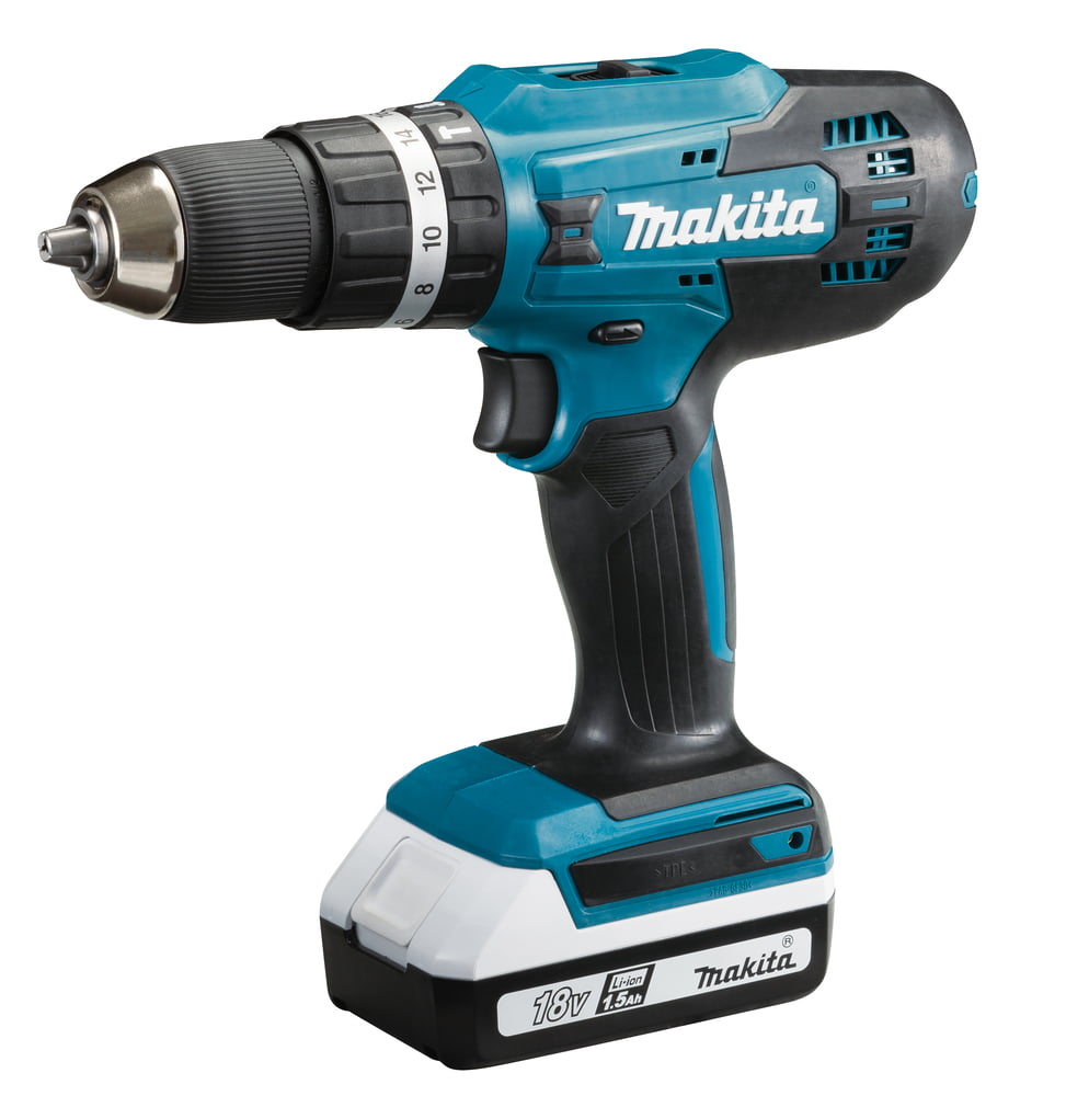 Perceuse-visseuse &agrave; percussion 18 V Li-Ion MAKITA - HP488DAEX2