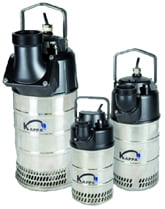 Pompe de relevage eaux de chantier en inox CALPEDA - KAPPA - 38.7 m - 144 m³/h - 4" (100 mm)