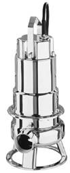 Pompe de relevage eaux chargées en inox EBARA - DW - 22 m - 54 m³/h - 2" (50 mm)