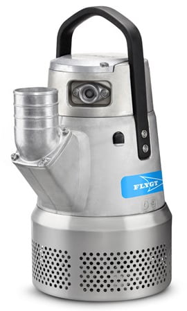 Pompe de relevage eaux de chantier en inox FLYGT (XYLEM) - BIBO 2870 - 65&nbsp;m - 331&nbsp;m&sup3;/h - 150 mm
