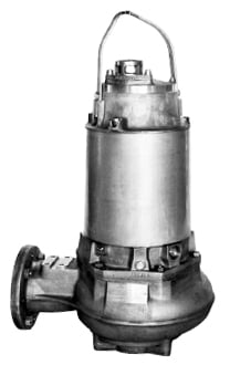 Pompe de relevage eaux chargées en inox FLYGT (XYLEM) - C 3126 - 37 m - 273 m³/h - 4" (100 mm)