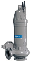 Pompe de relevage eaux chargées en fonte FLYGT (XYLEM) - C 3312 - 49 m - 2268 m³/h - 300 mm