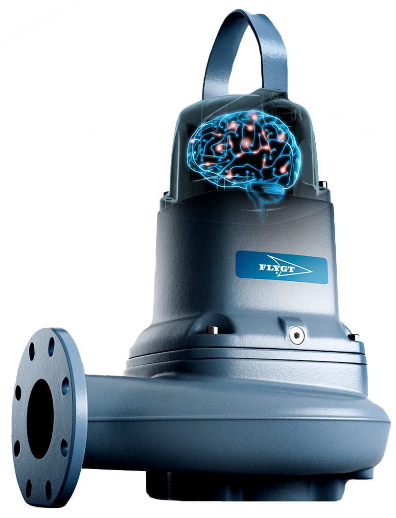 Pompe de relevage eaux charg&eacute;es en fonte FLYGT (XYLEM) - CONCERTOR - 50&nbsp;m - 545&nbsp;m&sup3;/h - 300 mm