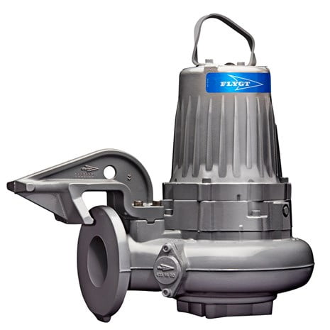 Pompe de relevage eaux charg&eacute;es en fonte FLYGT (XYLEM) - D 3102 - 10.5&nbsp;m - 122&nbsp;m&sup3;/h - 80 mm