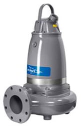 Pompe de relevage eaux chargées en fonte FLYGT (XYLEM) - F3000.350 - 109 m - 3600 m³/h - 400 mm