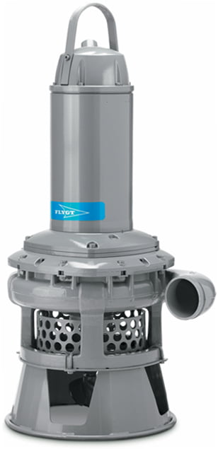 Pompe de relevage eaux charg&eacute;es en fonte FLYGT (XYLEM) - H 5570 - 87&nbsp;m - 1260&nbsp;m&sup3;/h - 4" (100 mm)