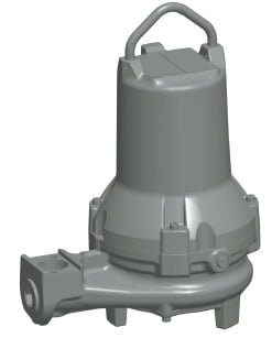 Pompe de relevage eaux charg&eacute;es en fonte FLYGT (XYLEM) - M 3090 - 52&nbsp;m - 12&nbsp;m&sup3;/h - 1" 1/2 (40 mm)