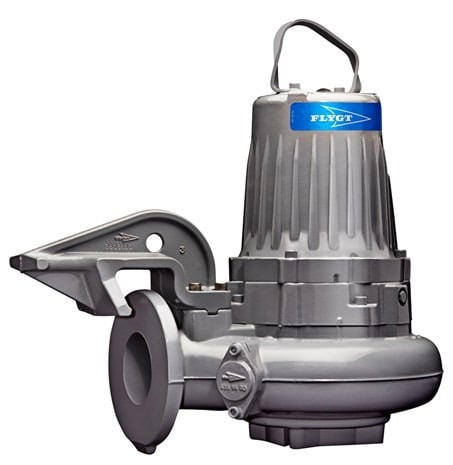 Pompe de relevage eaux charg&eacute;es en fonte FLYGT (XYLEM) - N 3102 - 15&nbsp;m - 234&nbsp;m&sup3;/h - 150 mm