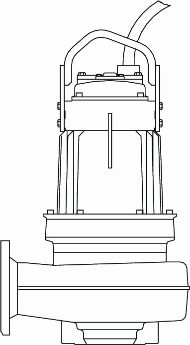 Pompe de relevage eaux charg&eacute;es en fonte FLYGT (XYLEM) - N 3140 - 18.5&nbsp;m - 428&nbsp;m&sup3;/h - 150 mm