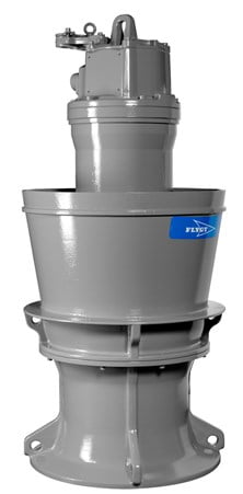 Pompe de relevage eaux chargées en fonte FLYGT (XYLEM) - P 7081 - 12.5 m - 7920 m³/h