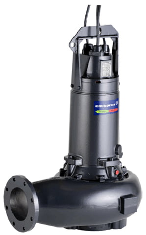 Pompe de relevage eaux chargées en fonte GRUNDFOS - S2 - 20 m - 730 m³/h - 250 mm