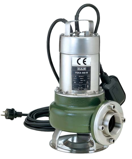Pompe de relevage eaux charg&eacute;es en inox JETLY - FEKA 800 - 9&nbsp;m - 24&nbsp;m&sup3;/h - 2" (50 mm)