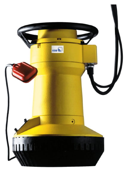 Pompe de relevage eaux us&eacute;es en fonte KSB - AMA-DRAINER 80-100 - 26&nbsp;m - 130&nbsp;m&sup3;/h - 4" (100 mm)