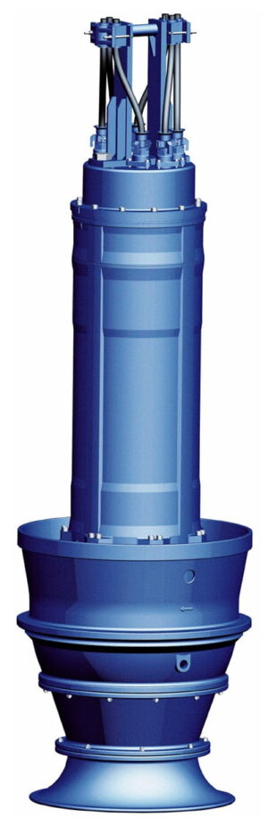 Pompe de relevage eaux de chantier en fonte KSB - AMACAN S - 58 m - 23000 m³/h