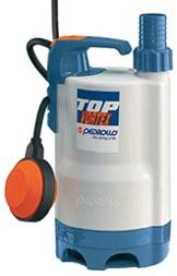 Pompe de relevage eaux usées en plastique PEDROLLO - TOP VORTEX - 7 m - 10.8 m³/h - 1" 1/4 (32 mm)