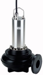 Pompe de relevage eaux chargées en inox WILO - DRAIN STS 100 - 20 m - 203 m³/h - 4" (100 mm)