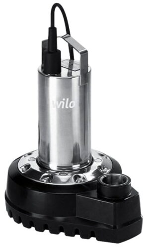 Pompe de relevage eaux chargées en inox WILO - DRAIN TS 50-65 - 25 m - 54 m³/h - 2" 1/2 (65 mm)