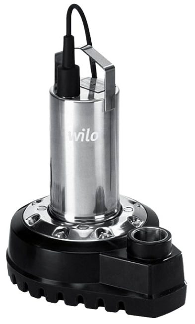 Pompe de relevage eaux charg&eacute;es en inox WILO - DRAIN TS 50-65 - 25&nbsp;m - 54&nbsp;m&sup3;/h - 2" 1/2 (65 mm)